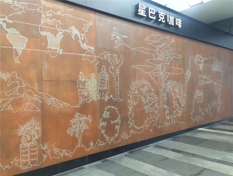 东湖耐候钢幕墙